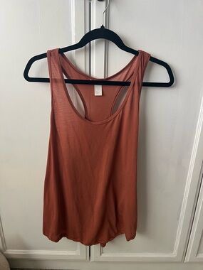 H&M Rust-Colored Racerback Tank Top